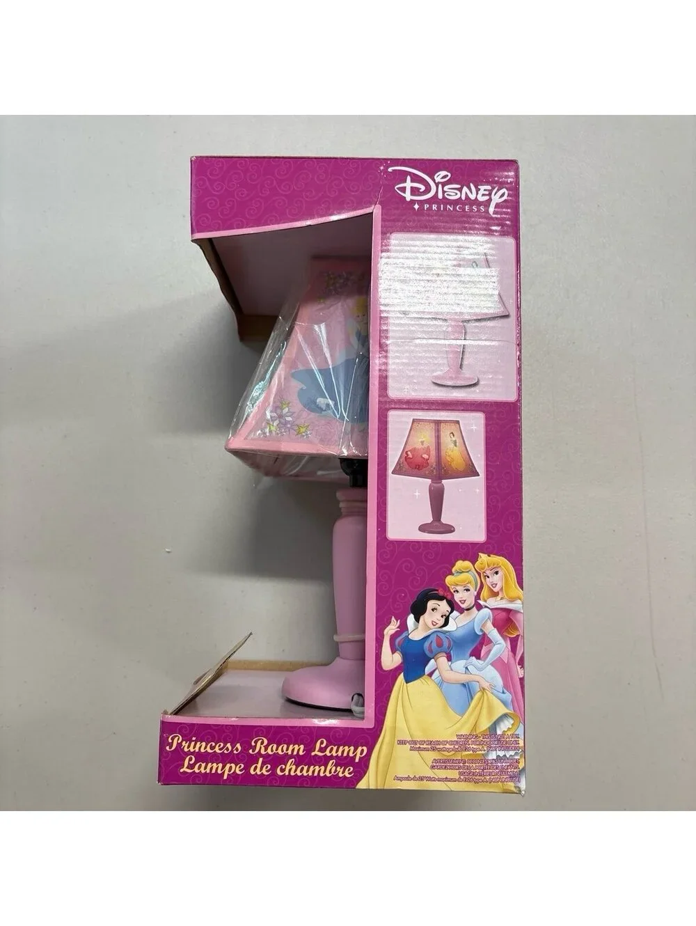 Y2K Disney Princess Room Lamp Vintage New in Box Original Packaging Toy Island